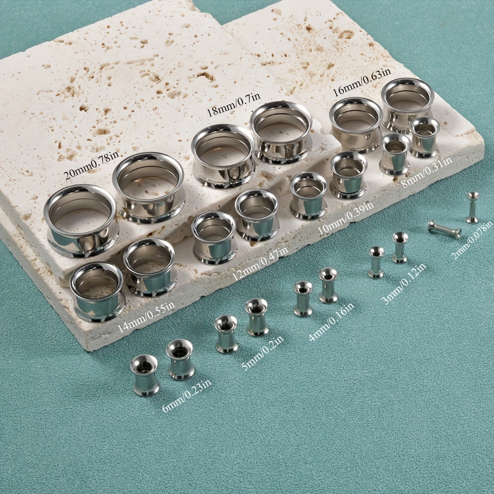 1 para/12 par zestaw zatyczek  – Body Jewelry Ear Gauges recenzja i cena
