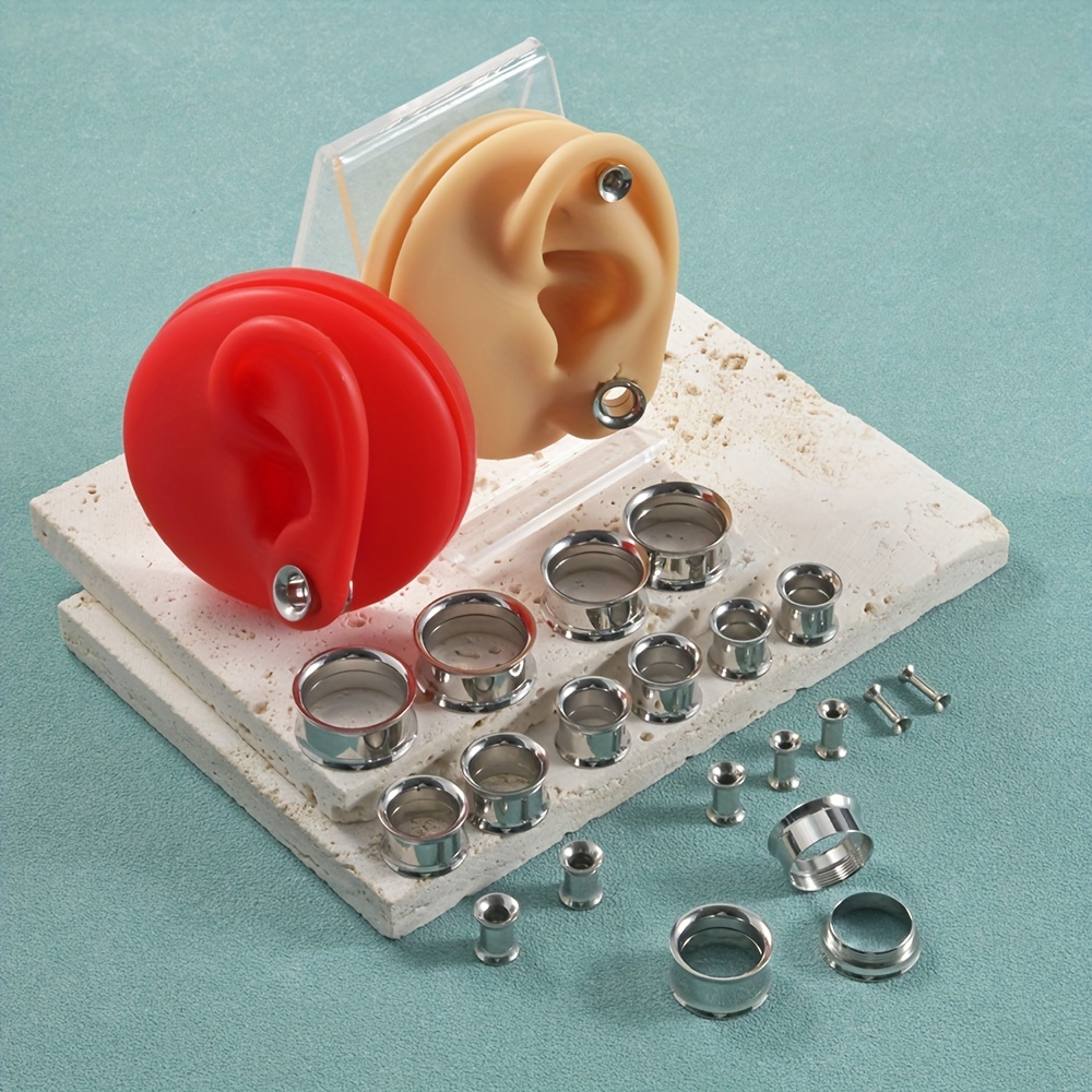 1 para/12 par zestaw zatyczek  – Body Jewelry Ear Gauges recenzja i cena