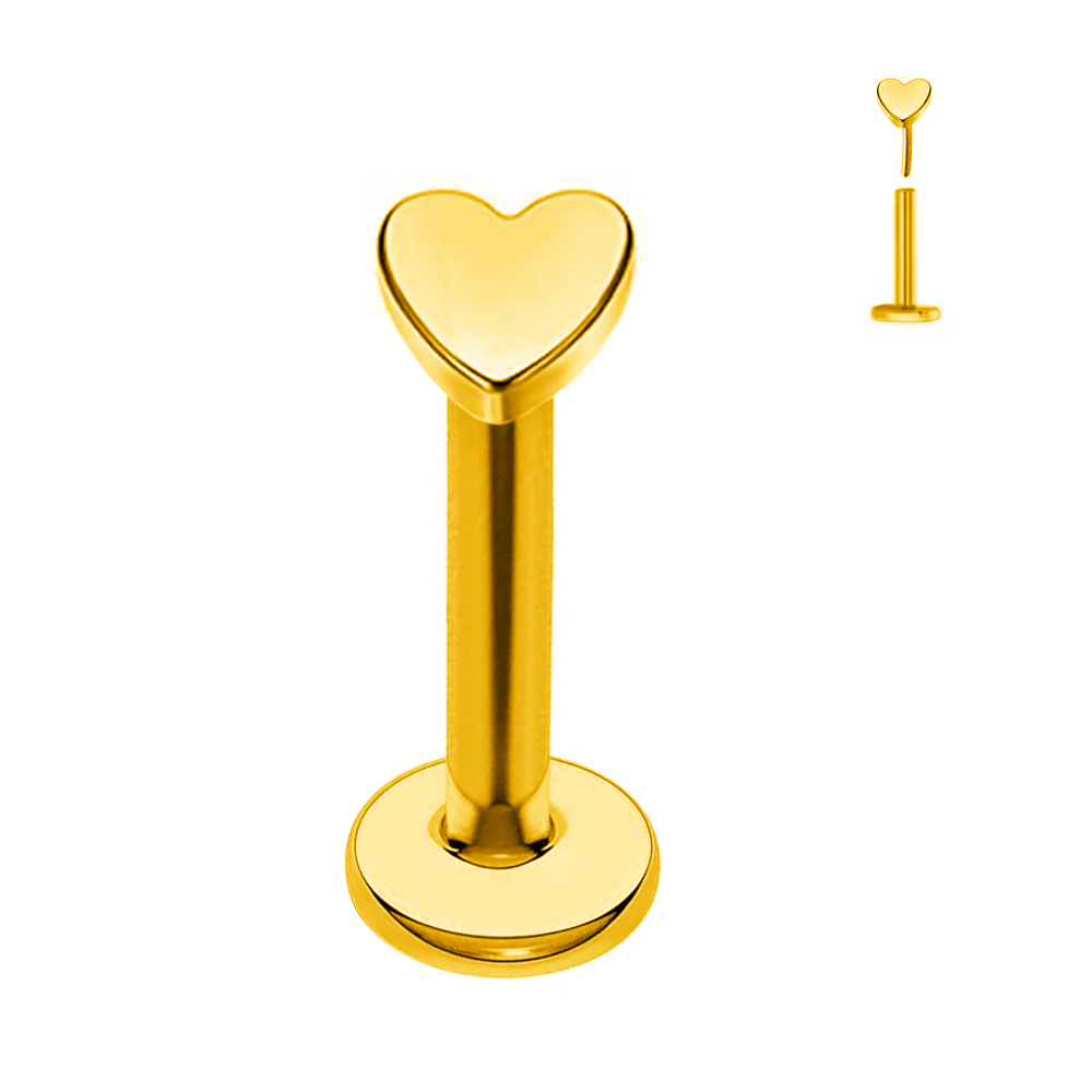 ASTM F136 G23 Tytan Kula Tragu – Flat Back Labret Stud recenzja i cena