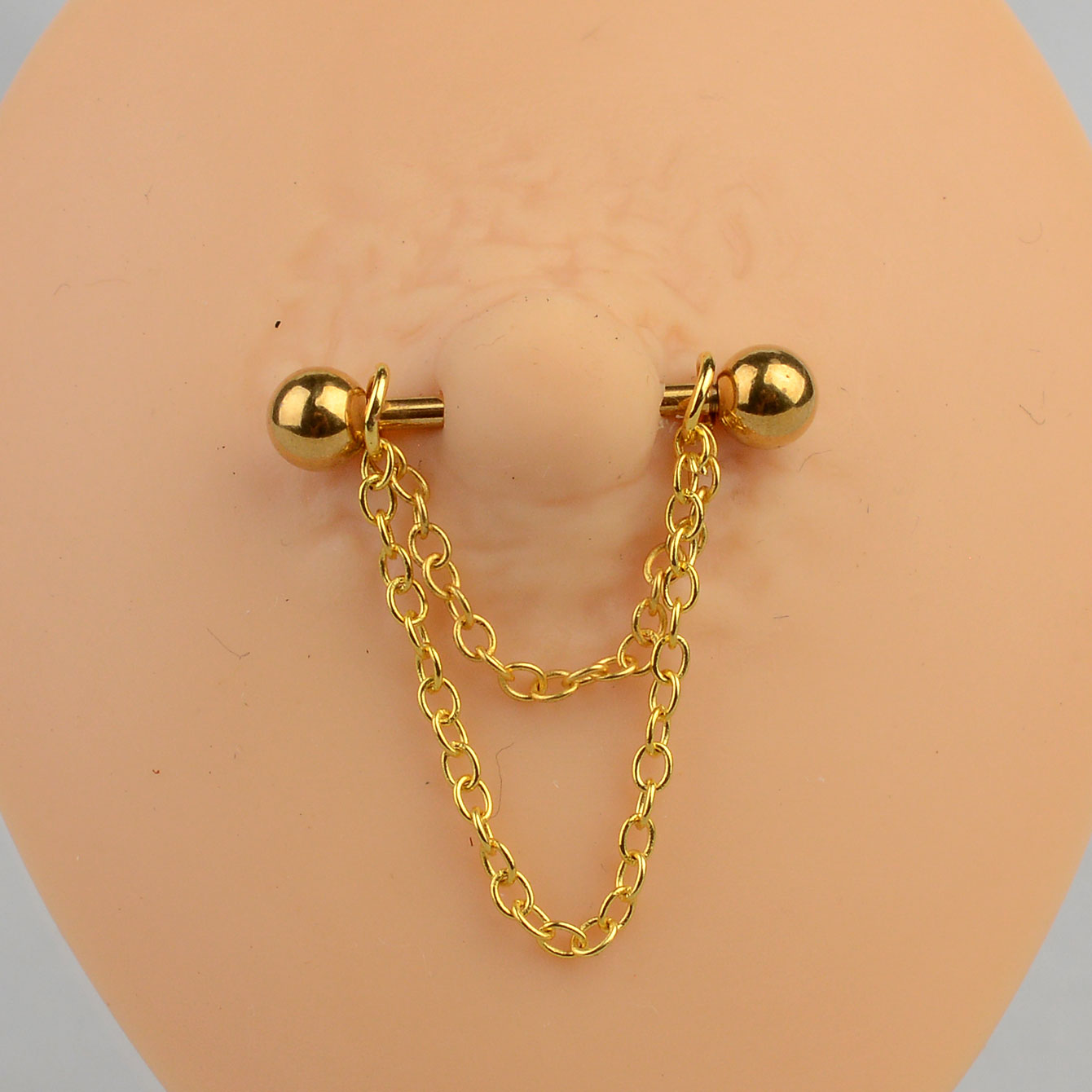 14G Czarny Punk Piercing do su – Body Jewelry Nipple Chain recenzja i cena