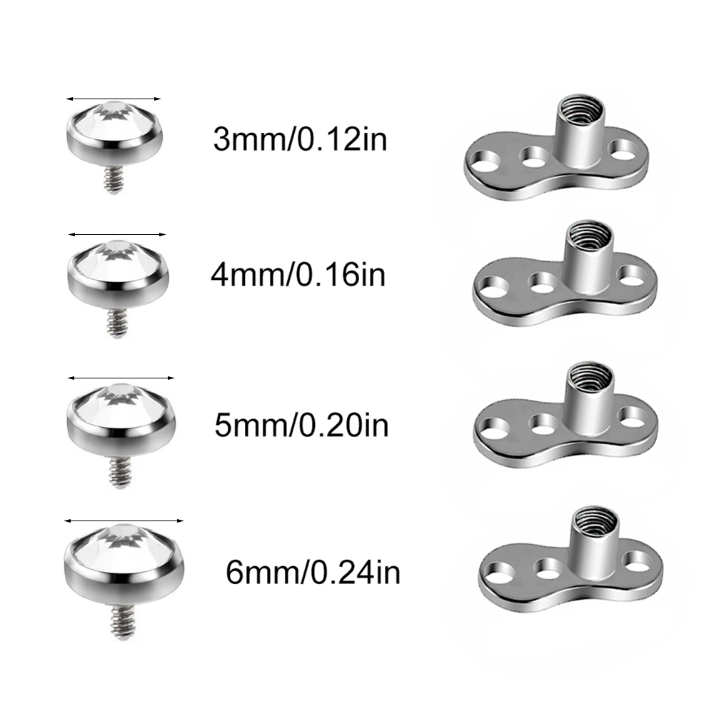 9 SZT.-1 SZT. Stal chirurgiczn – Body Jewelry Dermal recenzja i cena