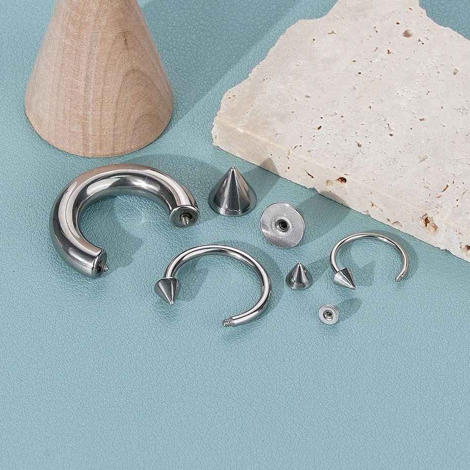 1 szt. Pierścień podkowy ze st – Body Jewelry Ear Gauges recenzja i cena