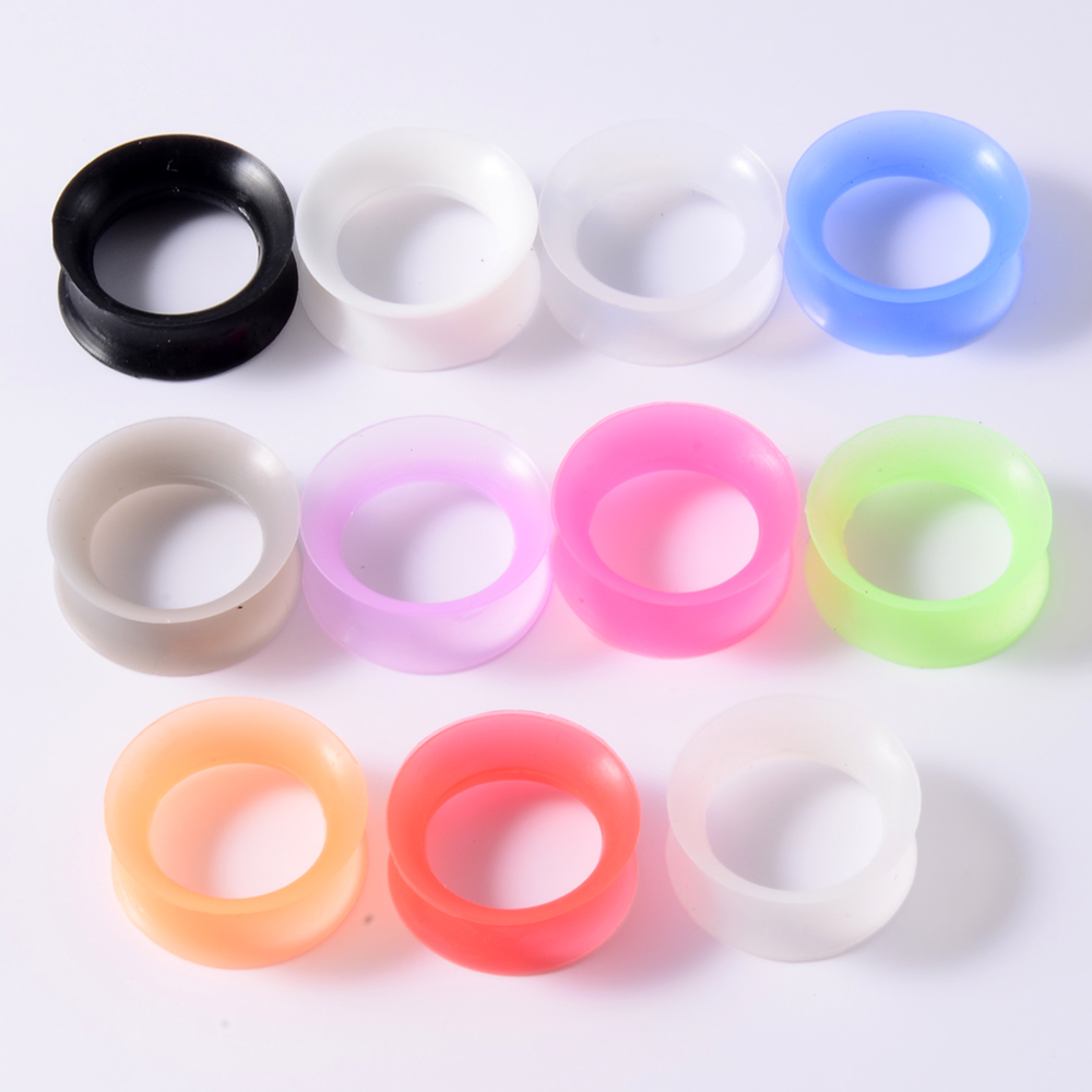 2 szt. Silikonowe zatyczki do  – Body Jewelry Ear Gauges recenzja i cena