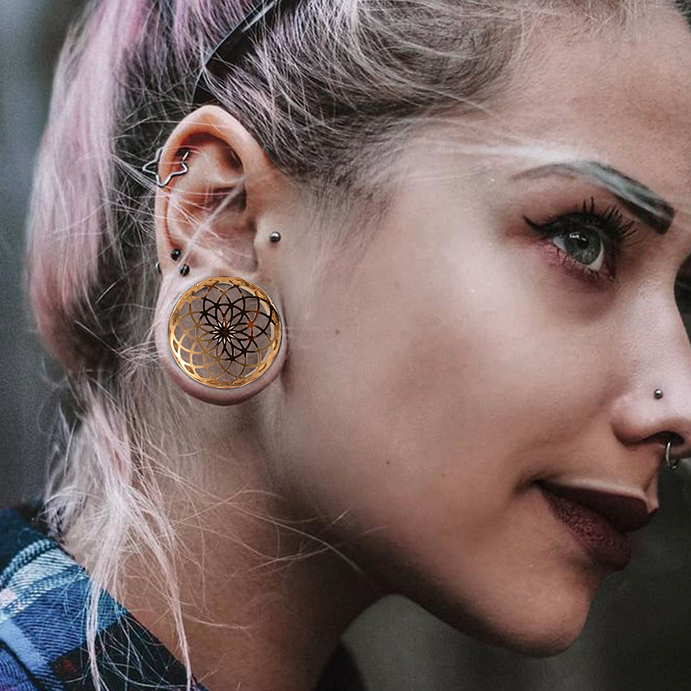 Vankula 2 szt. 316 stal nierdz – Body Jewelry Ear Gauges recenzja i cena