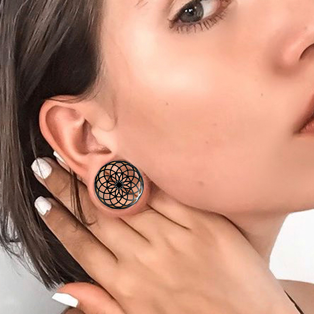 Vankula 2 szt. 316 stal nierdz – Body Jewelry Ear Gauges recenzja i cena